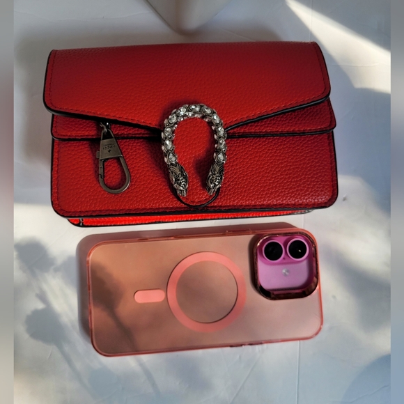 Red mini crossbody bag - Picture 11 of 17